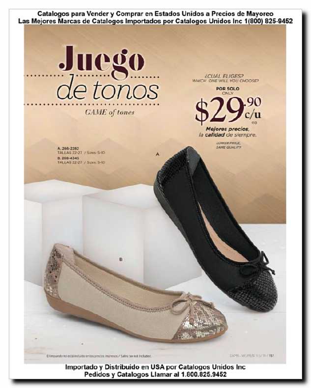Llamanos al 1(800) 825-9452<br>Catalogos USA<br>(151 of 257)