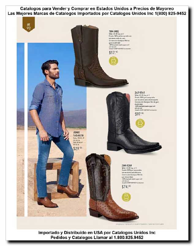 Llamanos al 1(800) 825-9452<br>Catalogos USA<br>(92 of 129)