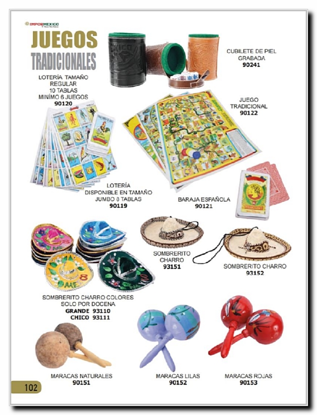 Llamanos al 1(800) 825-9452<br>Catalogos USA<br>(102 of 260)