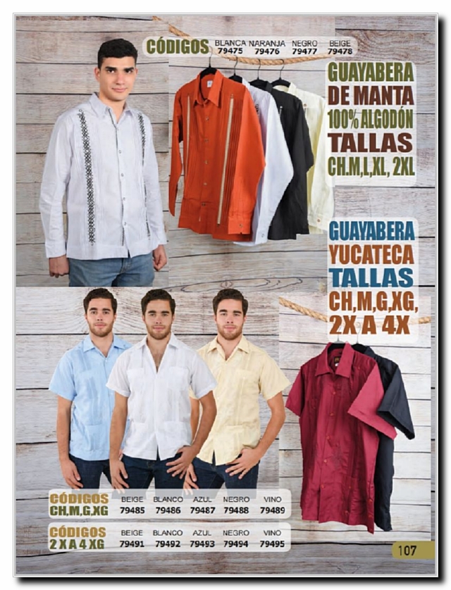 Llamanos al 1(800) 825-9452<br>Catalogos USA<br>(107 of 260)