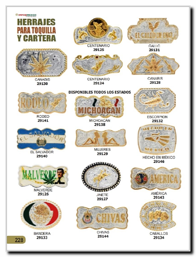 Llamanos al 1(800) 825-9452<br>Catalogos USA<br>(228 of 260)