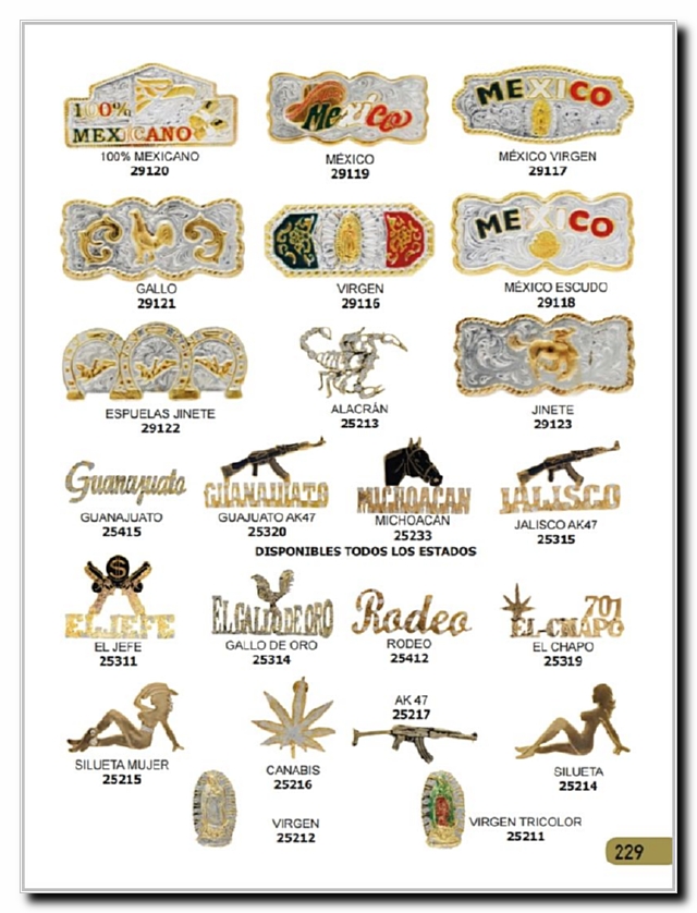 Llamanos al 1(800) 825-9452<br>Catalogos USA<br>(229 of 260)