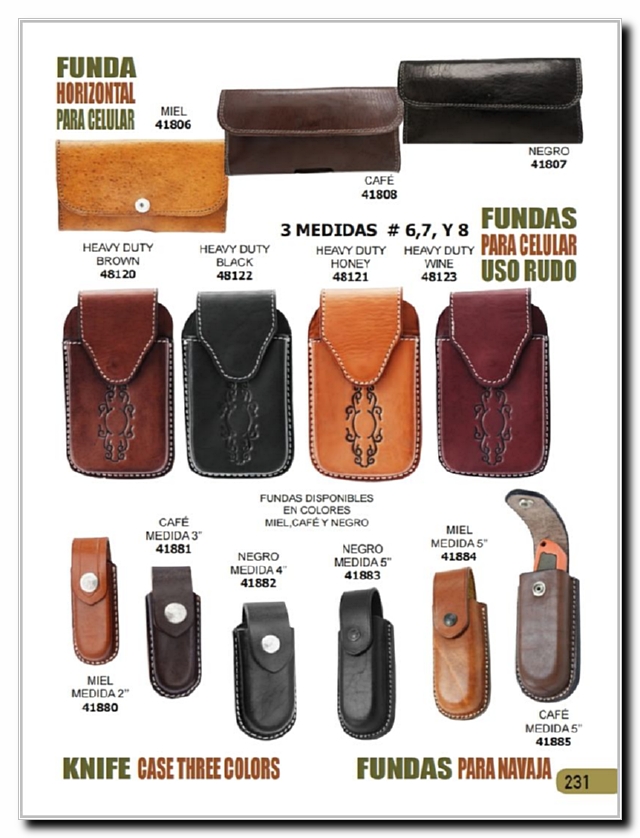 Llamanos al 1(800) 825-9452<br>Catalogos USA<br>(231 of 260)