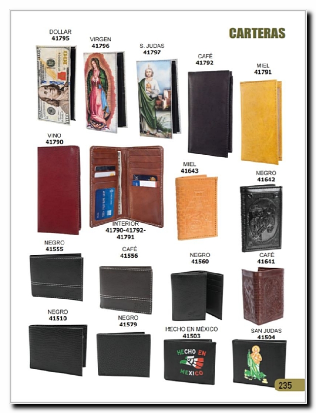 Llamanos al 1(800) 825-9452<br>Catalogos USA<br>(235 of 260)