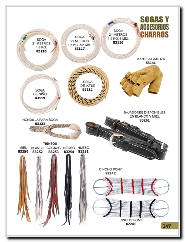 Llamanos al 1(800) 825-9452<br>Catalogos USA<br>(249 of 260)
