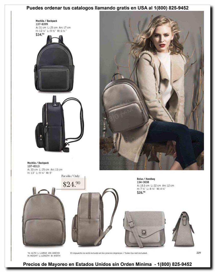 Llamanos al 1(800) 825-9452<br>Catalogos USA<br>(12 of 47)