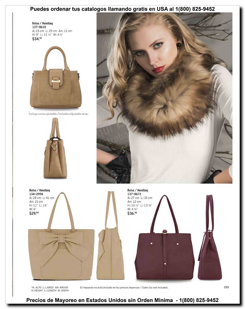 Llamanos al 1(800) 825-9452<br>Catalogos USA<br>(16 of 47)