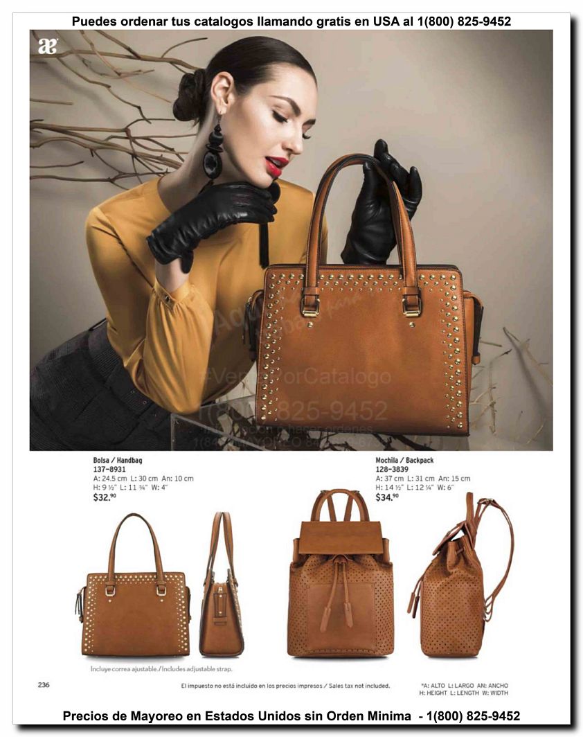 Llamanos al 1(800) 825-9452<br>Catalogos USA<br>(19 of 47)