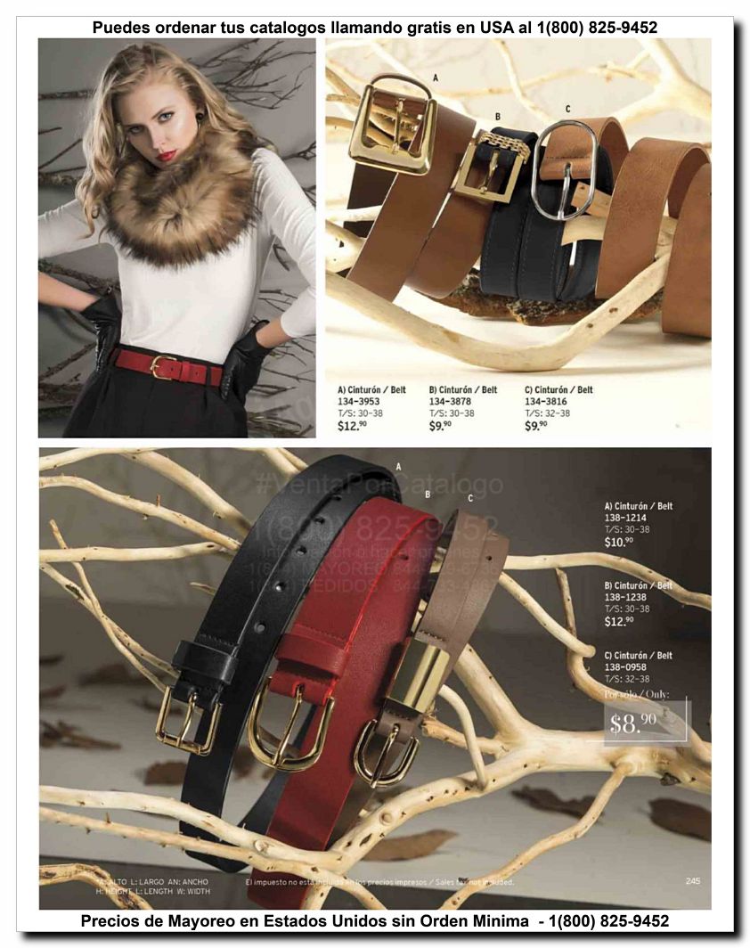 Llamanos al 1(800) 825-9452<br>Catalogos USA<br>(28 of 47)