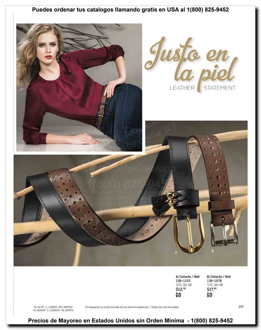 Llamanos al 1(800) 825-9452<br>Catalogos USA<br>(30 of 47)