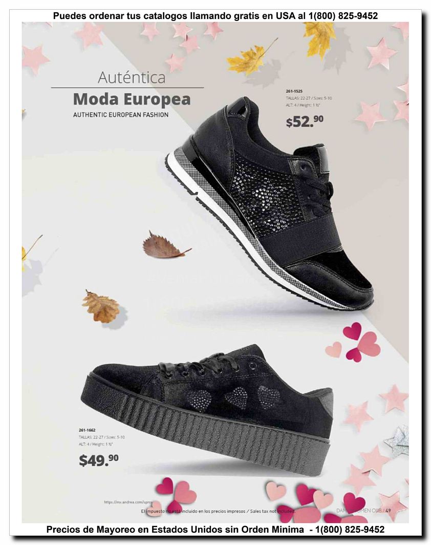 Llamanos al 1(800) 825-9452<br>Catalogos USA<br>(49 of 187)