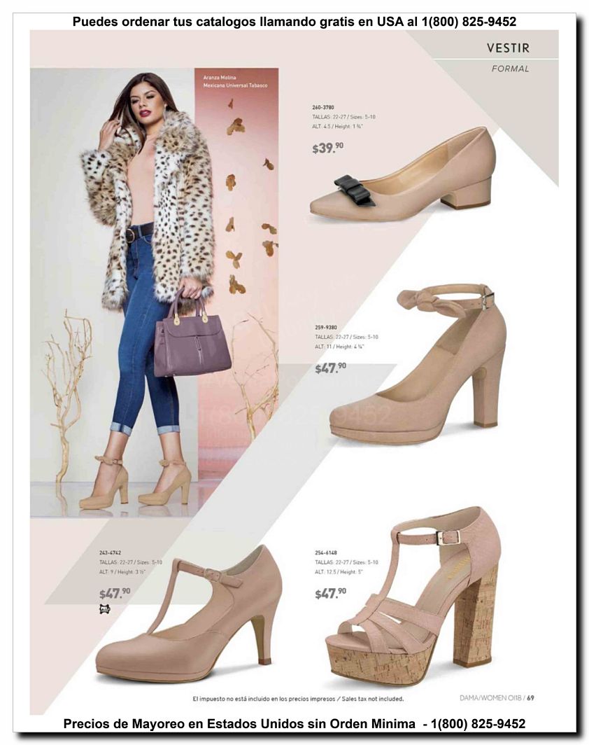 Llamanos al 1(800) 825-9452<br>Catalogos USA<br>(69 of 187)