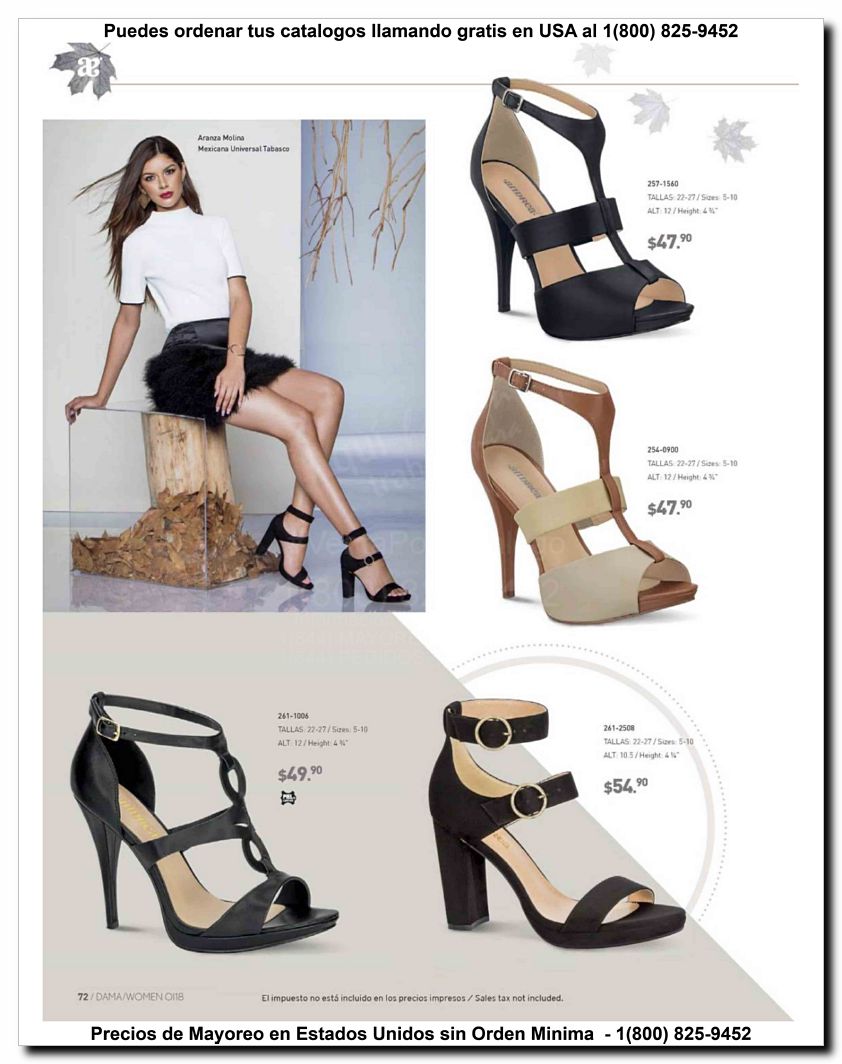 Llamanos al 1(800) 825-9452<br>Catalogos USA<br>(72 of 187)