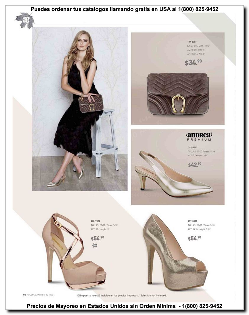 Llamanos al 1(800) 825-9452<br>Catalogos USA<br>(78 of 187)