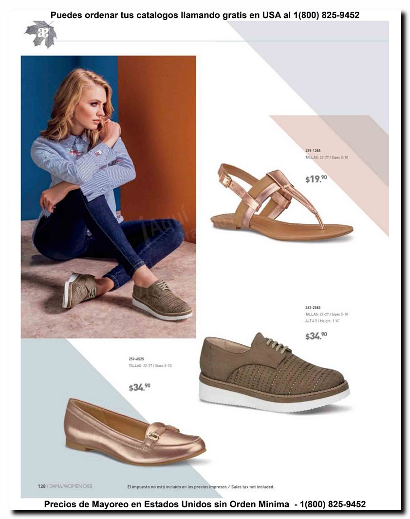 Llamanos al 1(800) 825-9452<br>Catalogos USA<br>(128 of 187)