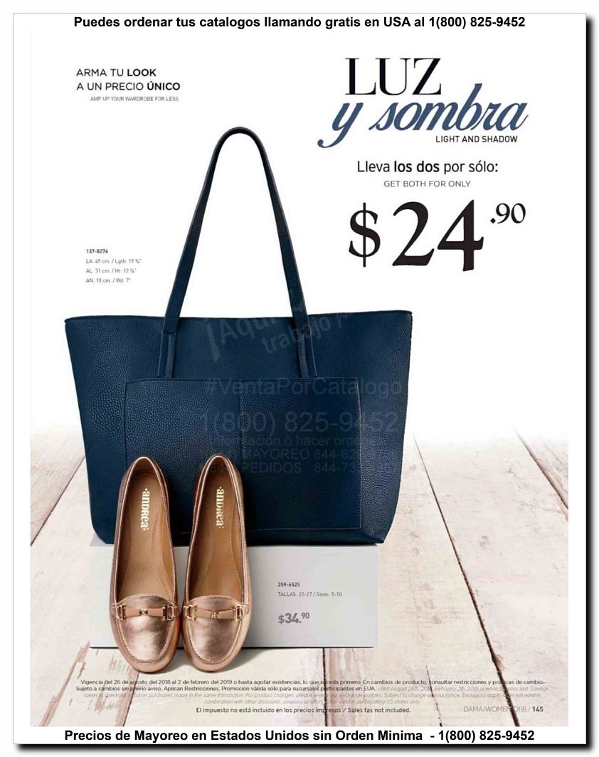 Llamanos al 1(800) 825-9452<br>Catalogos USA<br>(145 of 187)