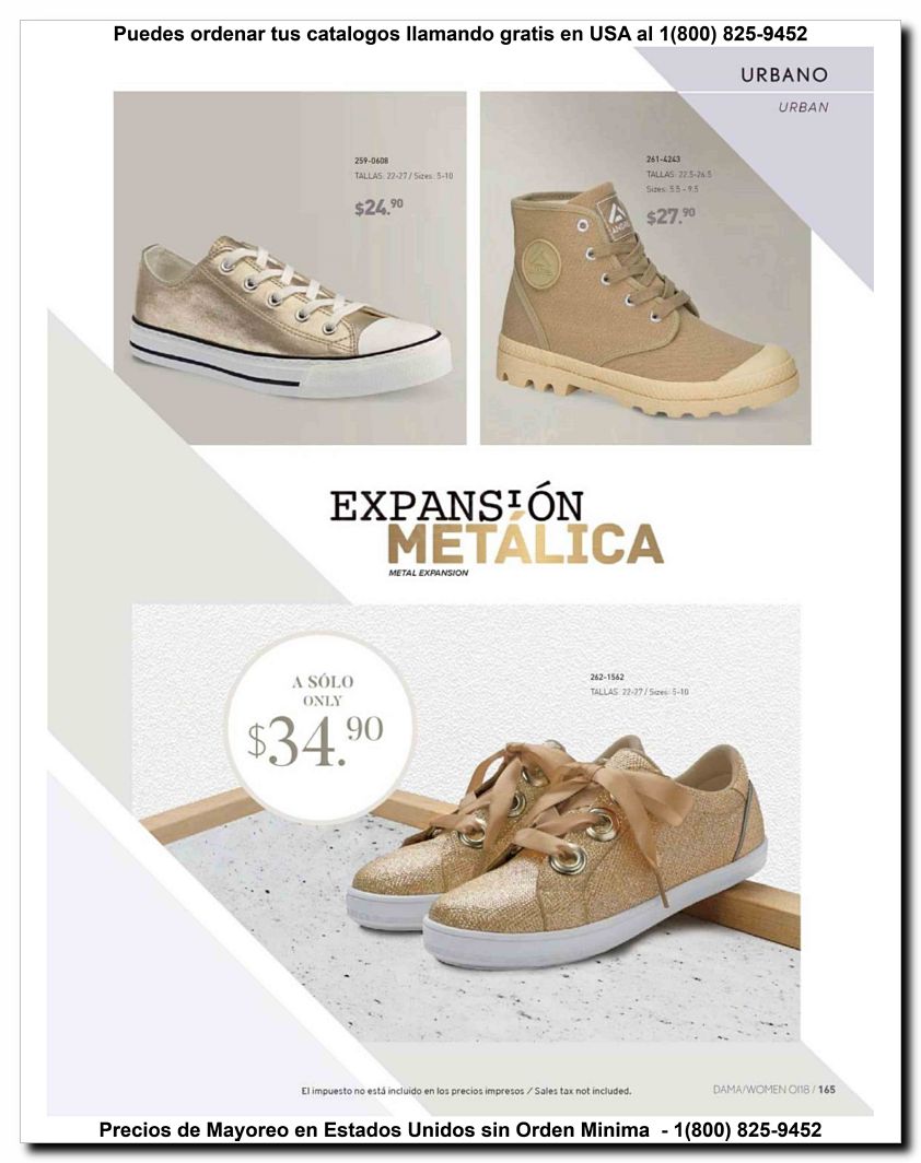 Llamanos al 1(800) 825-9452<br>Catalogos USA<br>(165 of 187)