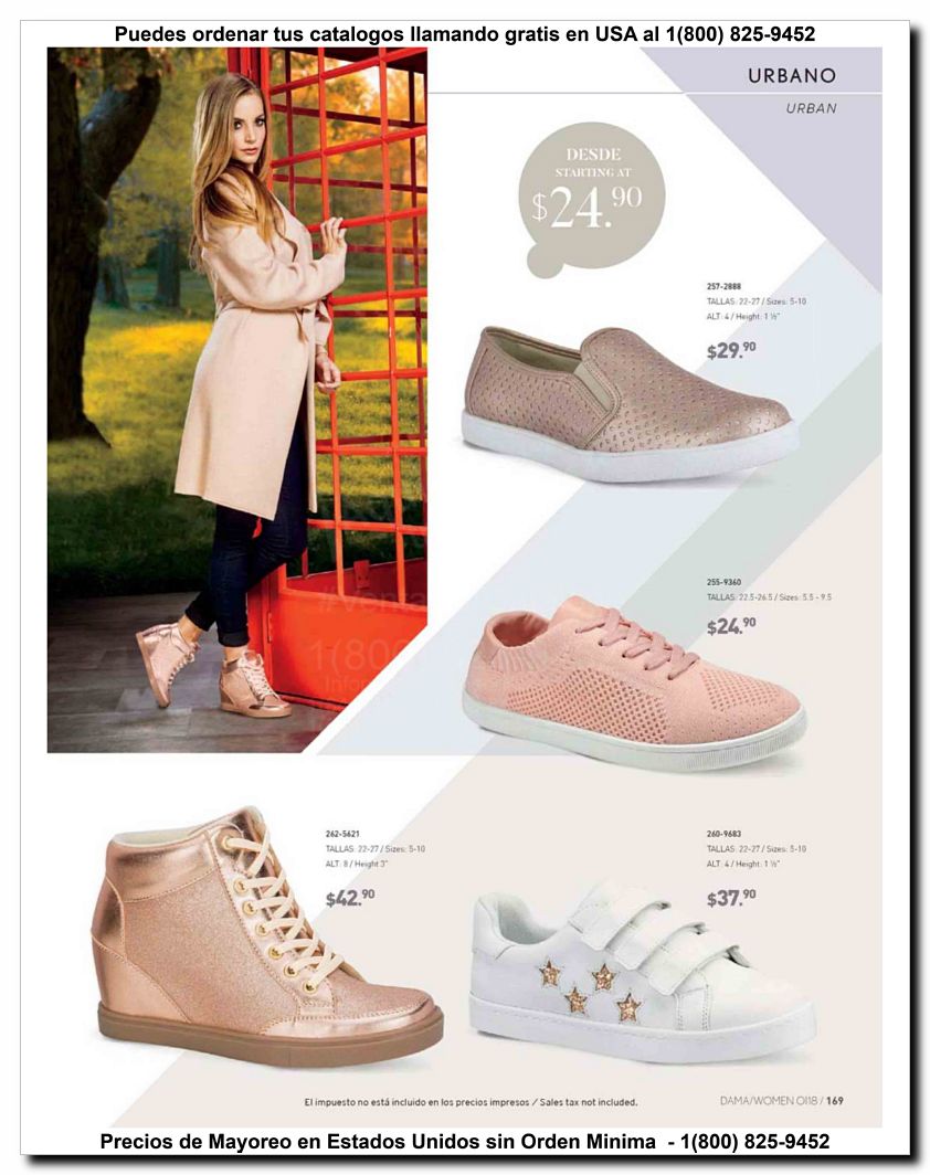 Llamanos al 1(800) 825-9452<br>Catalogos USA<br>(169 of 187)