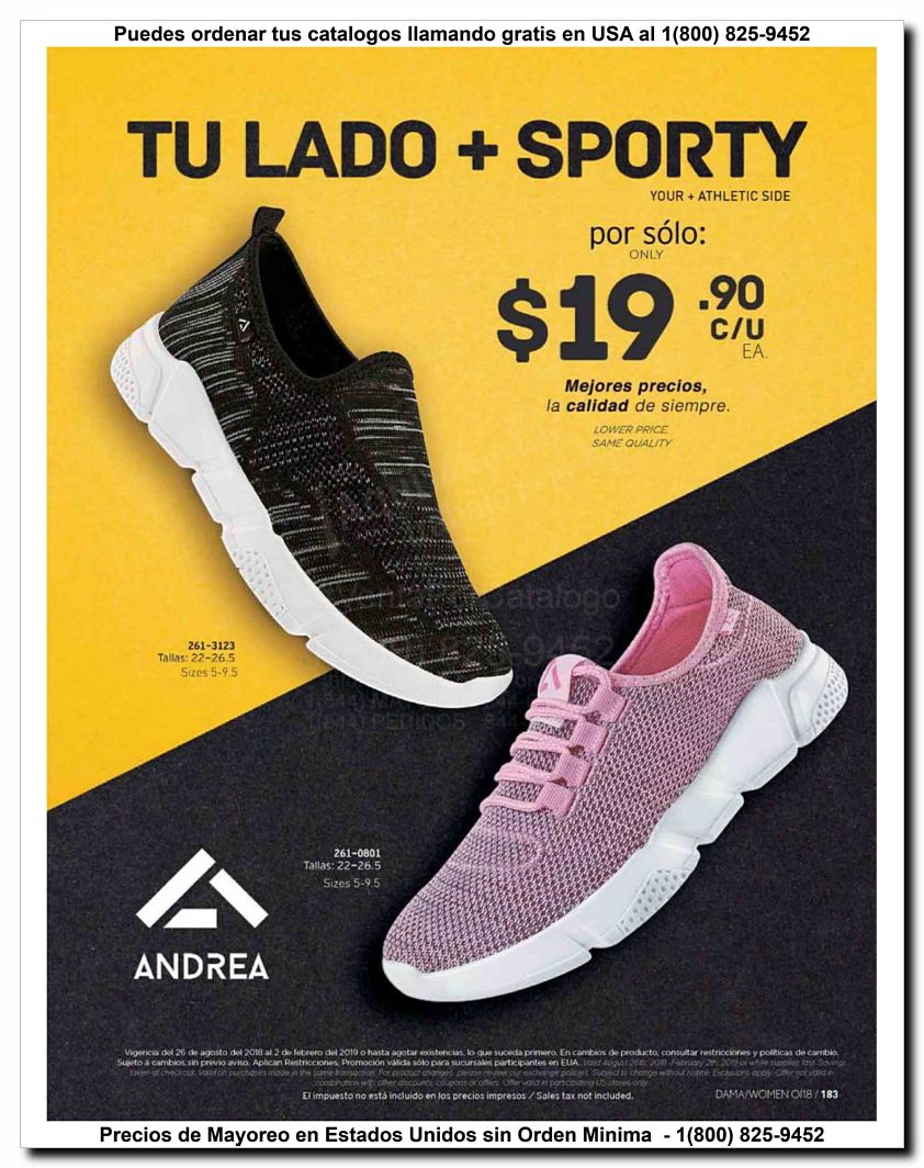 Llamanos al 1(800) 825-9452<br>Catalogos USA<br>(183 of 187)