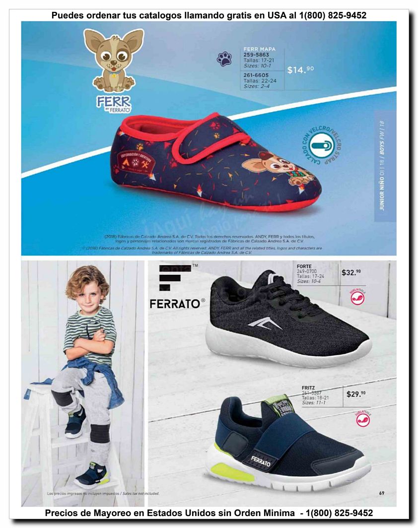 Llamanos al 1(800) 825-9452<br>Catalogos USA<br>(17 of 26)