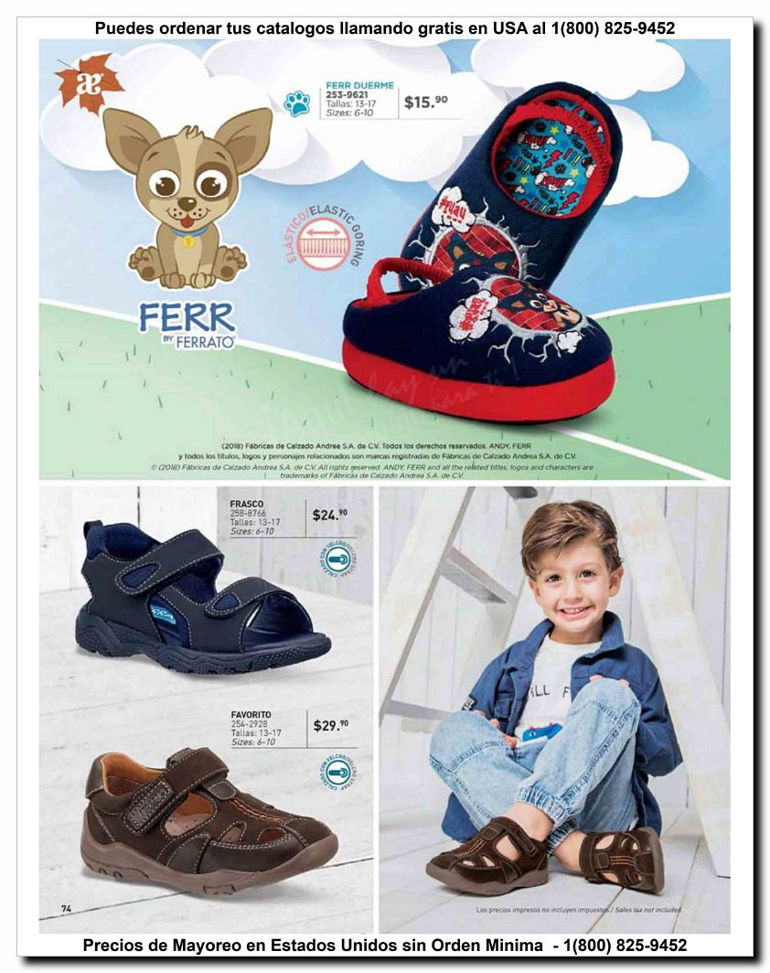Llamanos al 1(800) 825-9452<br>Catalogos USA<br>(22 of 26)