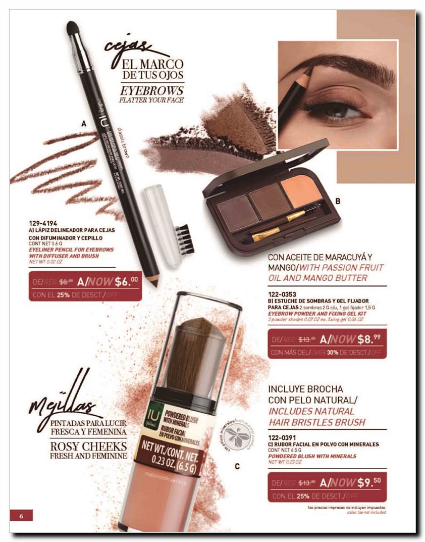 Llamanos al 1(800) 825-9452<br>Catalogos USA<br>(6 of 20)