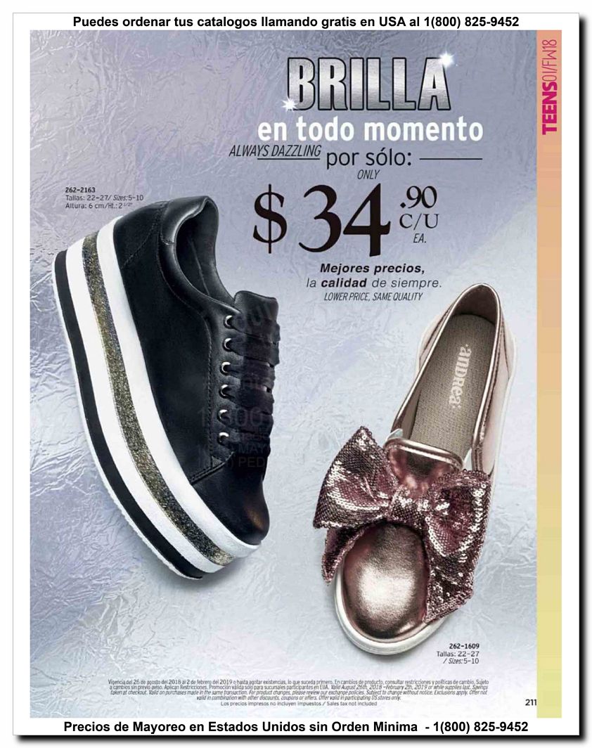 Llamanos al 1(800) 825-9452<br>Catalogos USA<br>(24 of 30)