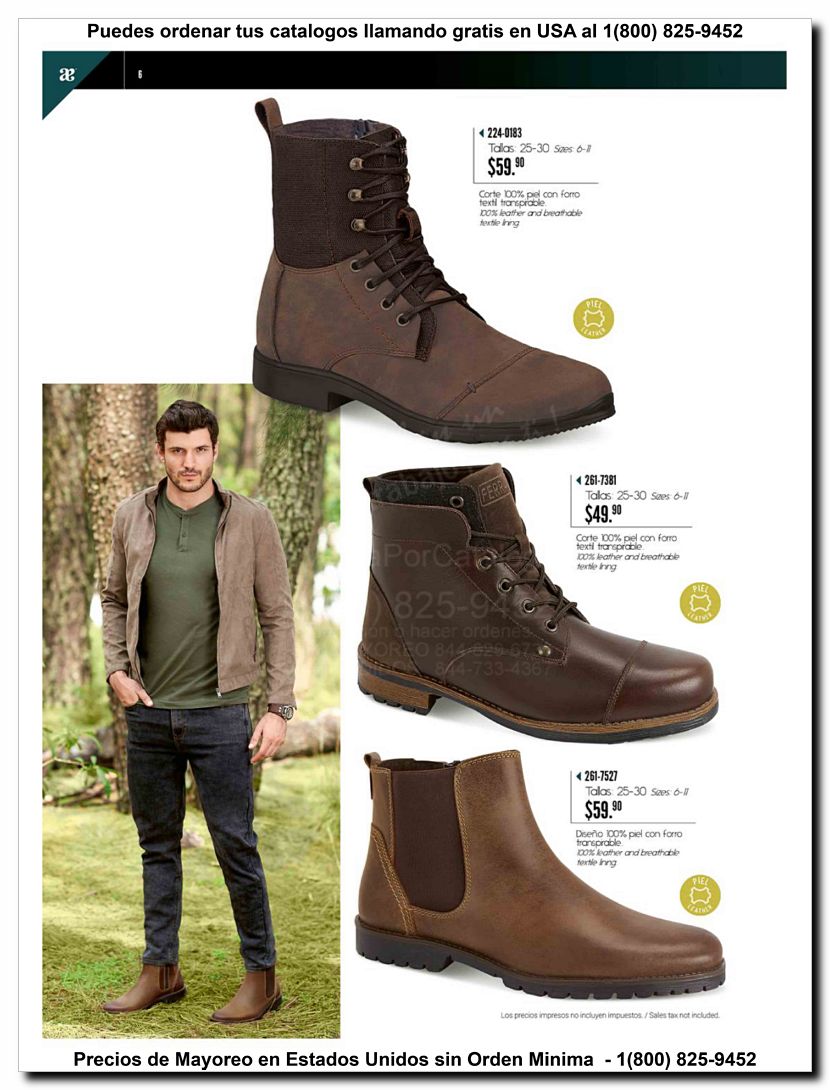 Llamanos al 1(800) 825-9452<br>Catalogos USA<br>(6 of 97)