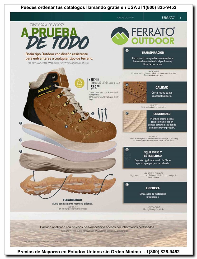 Llamanos al 1(800) 825-9452<br>Catalogos USA<br>(9 of 97)