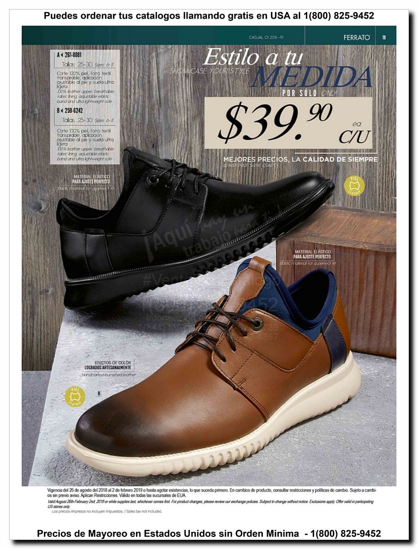 Llamanos al 1(800) 825-9452<br>Catalogos USA<br>(19 of 97)