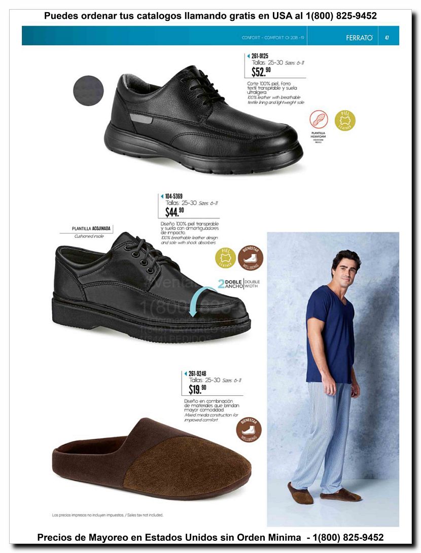 Llamanos al 1(800) 825-9452<br>Catalogos USA<br>(47 of 97)