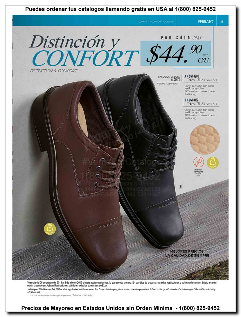 Llamanos al 1(800) 825-9452<br>Catalogos USA<br>(49 of 97)