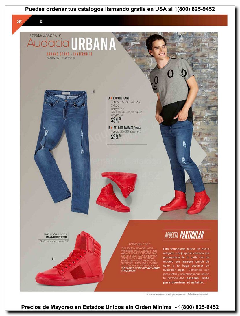 Llamanos al 1(800) 825-9452<br>Catalogos USA<br>(52 of 97)