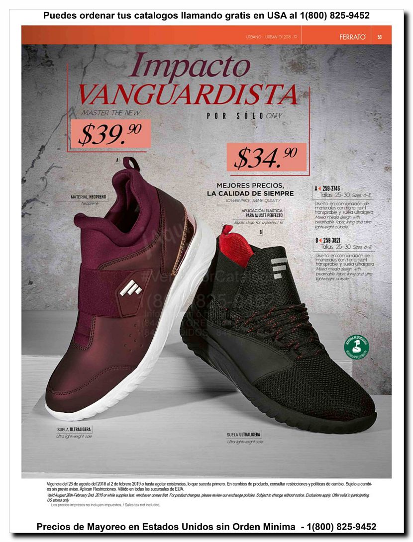 Llamanos al 1(800) 825-9452<br>Catalogos USA<br>(53 of 97)