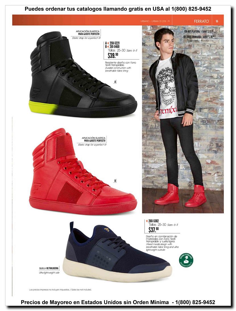 Llamanos al 1(800) 825-9452<br>Catalogos USA<br>(55 of 97)