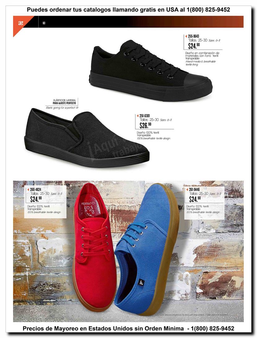 Llamanos al 1(800) 825-9452<br>Catalogos USA<br>(60 of 97)