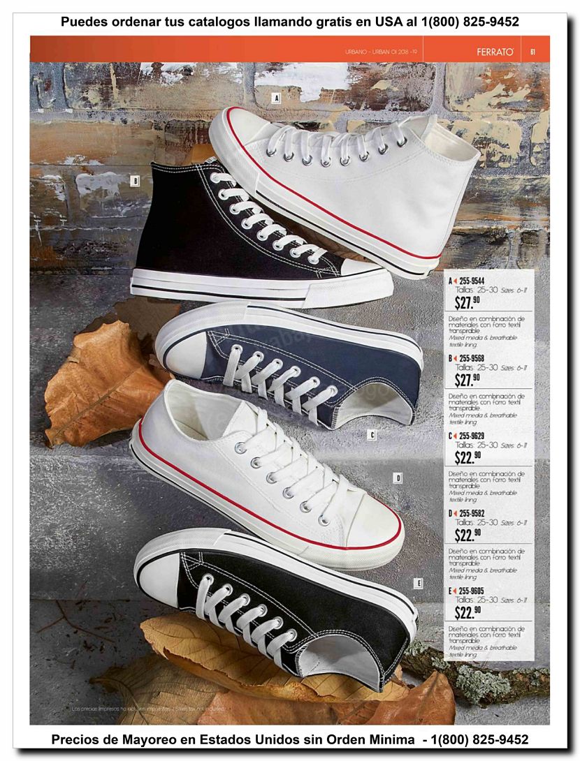 Llamanos al 1(800) 825-9452<br>Catalogos USA<br>(61 of 97)