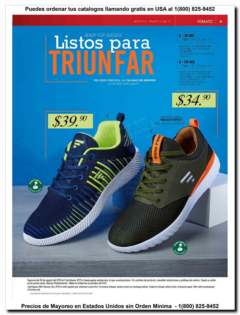 Llamanos al 1(800) 825-9452<br>Catalogos USA<br>(65 of 97)