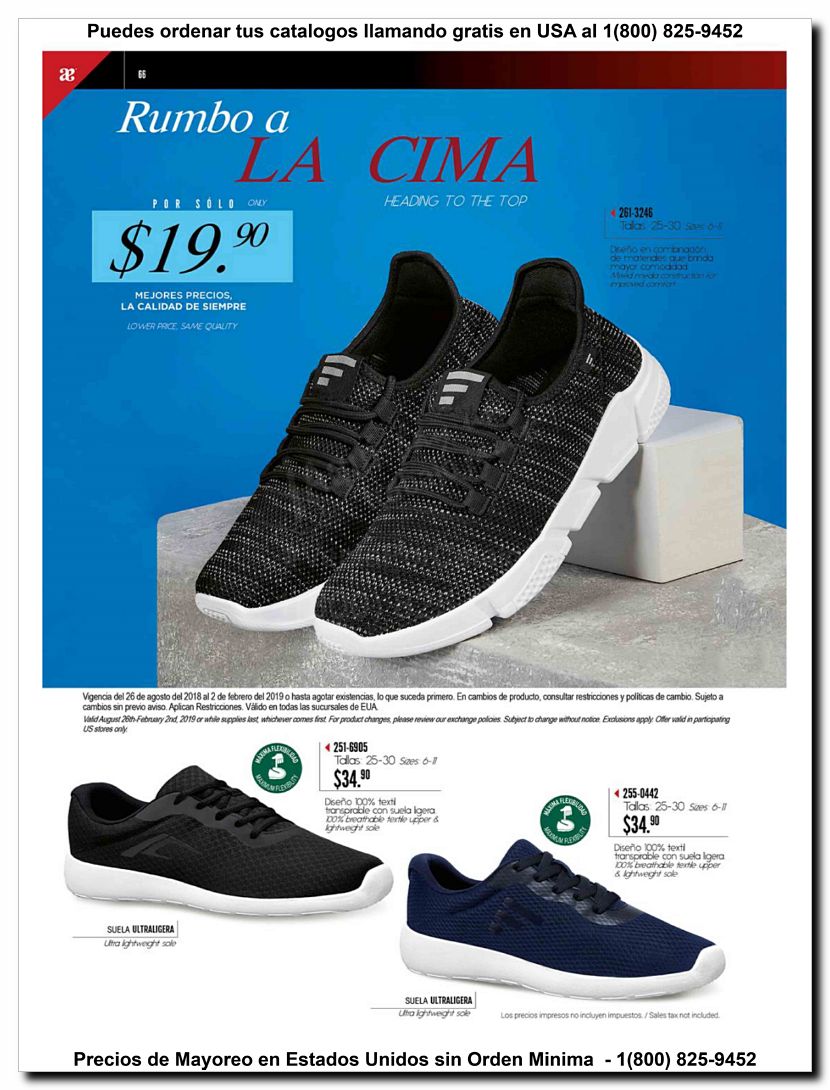 Llamanos al 1(800) 825-9452<br>Catalogos USA<br>(66 of 97)