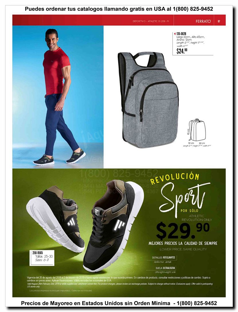 Llamanos al 1(800) 825-9452<br>Catalogos USA<br>(67 of 97)