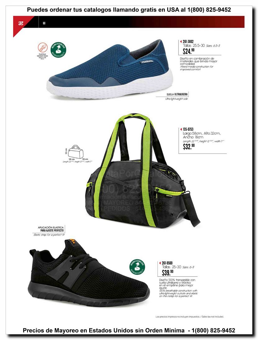 Llamanos al 1(800) 825-9452<br>Catalogos USA<br>(68 of 97)
