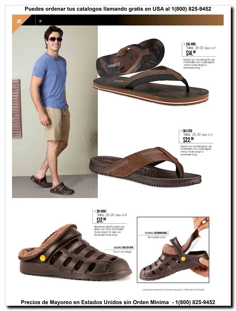 Llamanos al 1(800) 825-9452<br>Catalogos USA<br>(70 of 97)