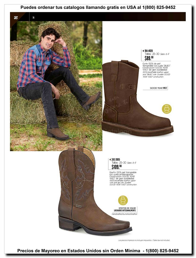 Llamanos al 1(800) 825-9452<br>Catalogos USA<br>(76 of 97)