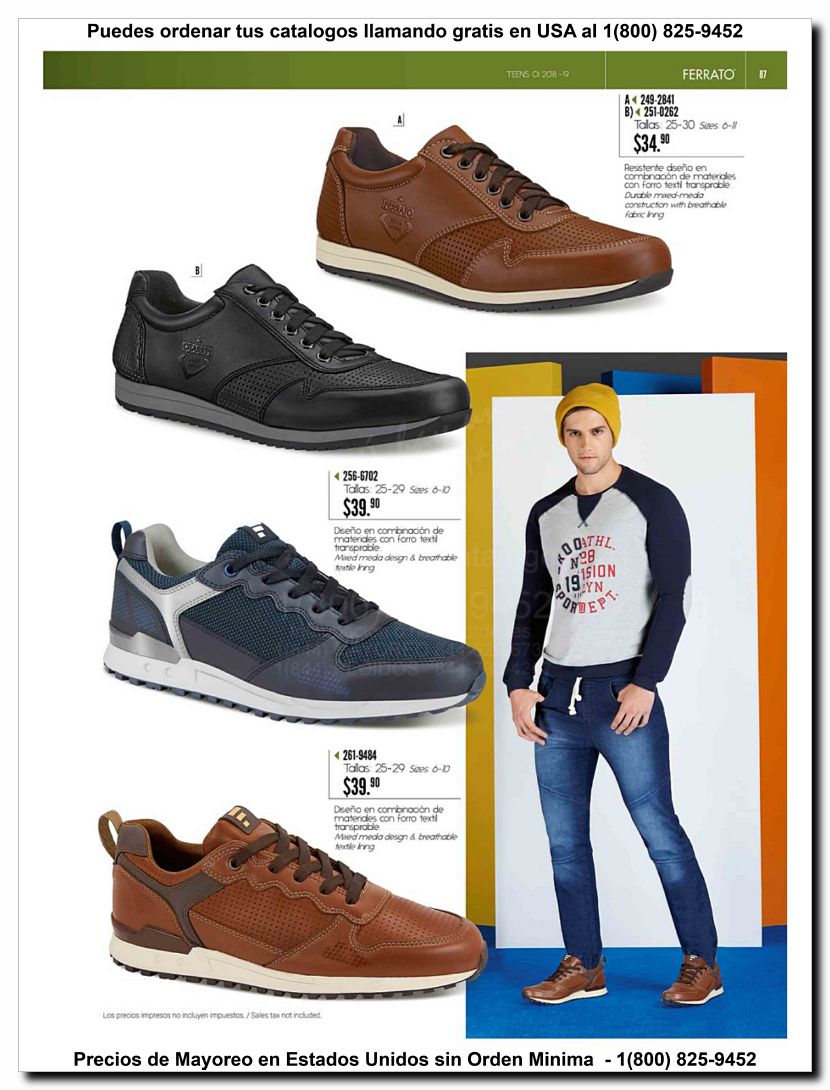 Llamanos al 1(800) 825-9452<br>Catalogos USA<br>(87 of 97)