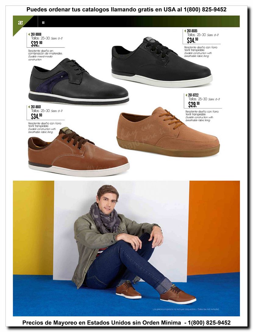 Llamanos al 1(800) 825-9452<br>Catalogos USA<br>(88 of 97)