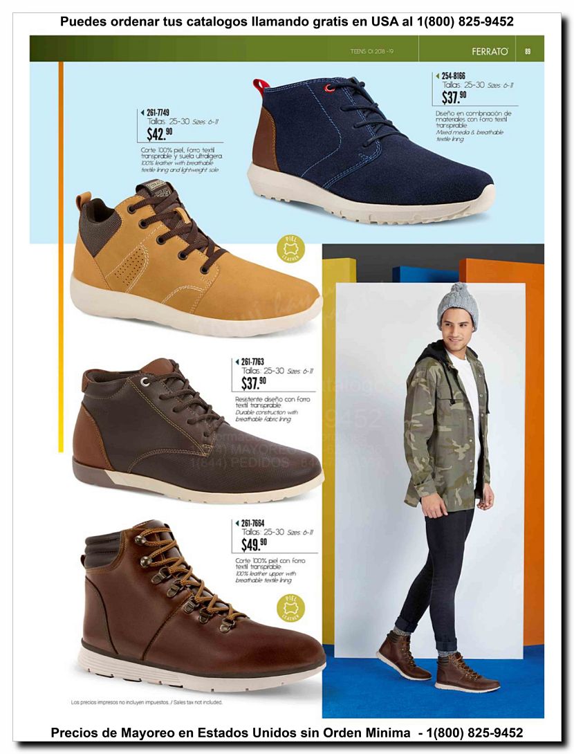 Llamanos al 1(800) 825-9452<br>Catalogos USA<br>(89 of 97)