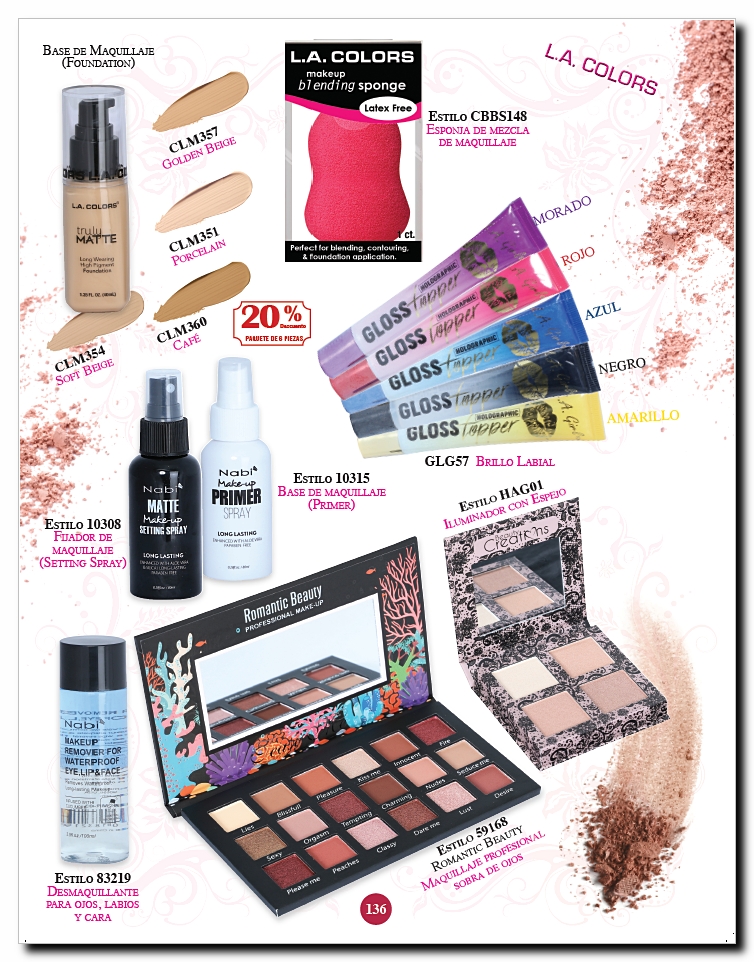Llamanos al 1(800) 825-9452<br>Catalogos USA<br>(136 of 164)