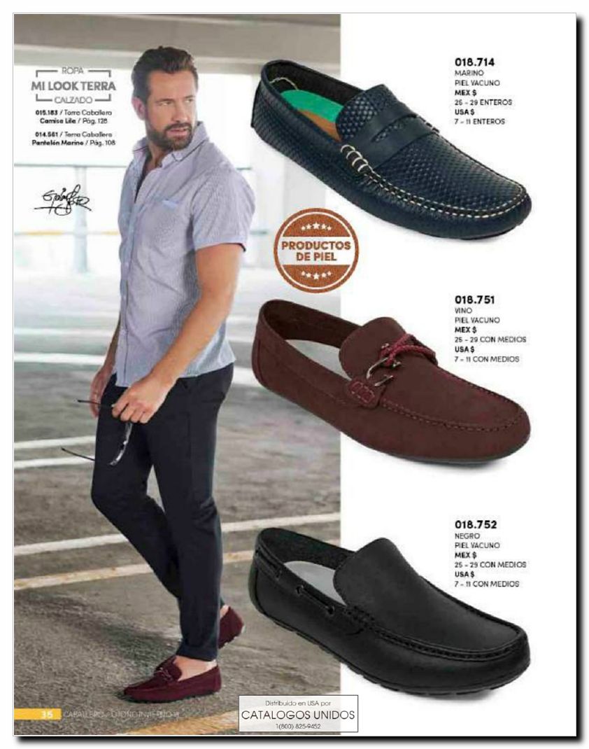 Llamanos al 1(800) 825-9452<br>Catalogos USA<br>(36 of 163)