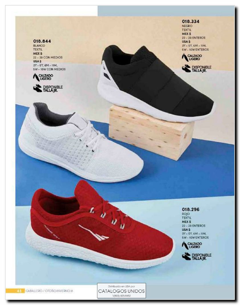 Llamanos al 1(800) 825-9452<br>Catalogos USA<br>(44 of 163)