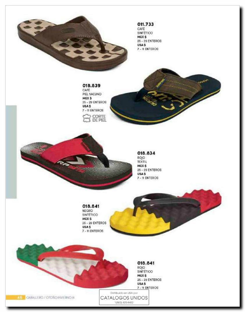 Llamanos al 1(800) 825-9452<br>Catalogos USA<br>(46 of 163)